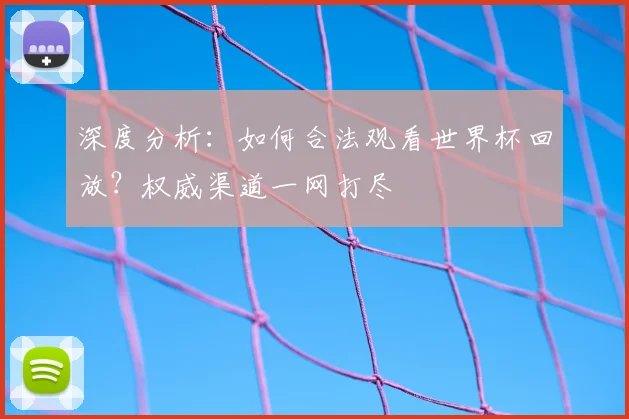 深度分析：如何合法观看世界杯回放？权威渠道一网打尽